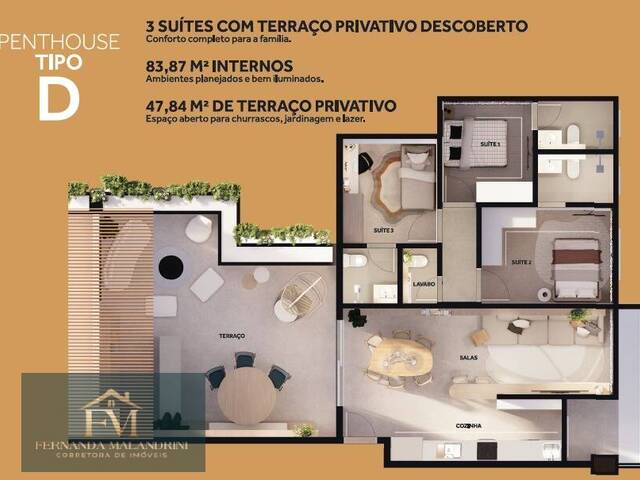 #TTP1 - Apartamento para Venda em Atibaia - SP